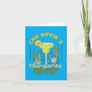 Chip-Dippin-Margarita-Sippin-Lustiges-Cinco-De-May Karte