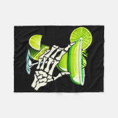 Chip Dippin Margartta Sippin Cinco De Mayo 2 Seite Fleecedecke (Vorderseite (Horizontal))