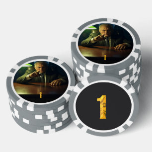 Chip für 1 Dollar Poker