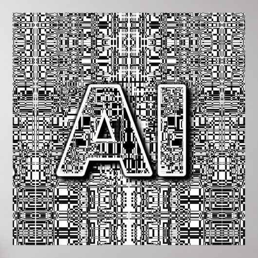 Chip für künstliche Intelligenz Poster (Vorne)