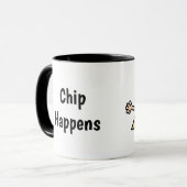Chip Happens Kaffee Tasse (Vorderseite Links)