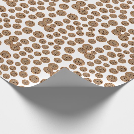 Chip-Keks Schokolade Geschenkpapier (Ecke)