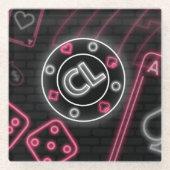 Chip Leader Glasuntersetzer (Vorderseite)