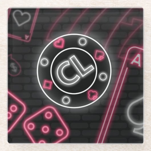 Chip Leader Glasuntersetzer (Vorderseite)