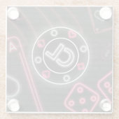 Chip Leader Glasuntersetzer (Rückseite)