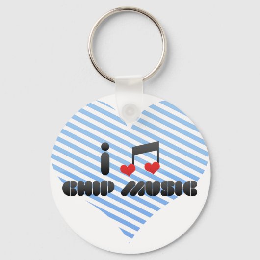 Chip Music Fan Schlüsselanhänger (Vorderseite)