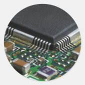Chip Runder Aufkleber (Vorderseite)