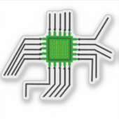 Chip-Schaltung Aufkleber (Vorderseite)