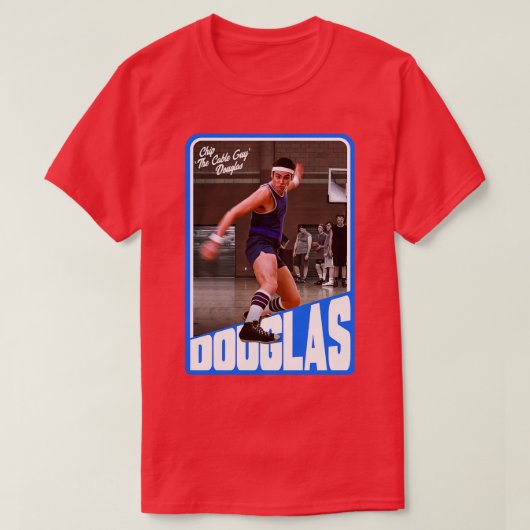 Chip The Cable Typ Douglas Basketball Trading d T-Shirt (Design vorne)
