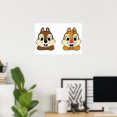 Chip und Dale Poster (Heimbüro)