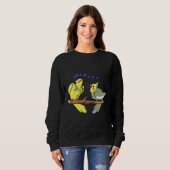 Chip und Fisch die Cockatiel-Brüder Sweatshirt (Vorne ganz)