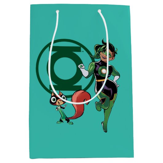 Chip und grüne Laterne Mittlere Geschenktüte (Vorderseite)