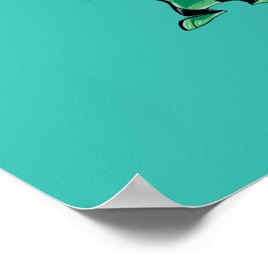 Chip und grüne Laterne Poster (Ecke)