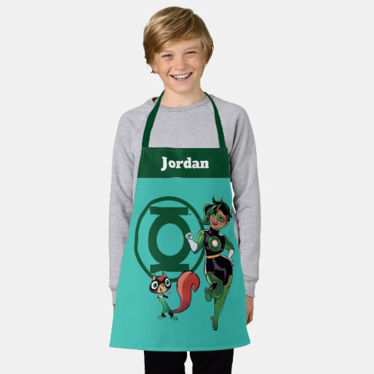 Chip und grüne Laterne Schürze (Getragen)