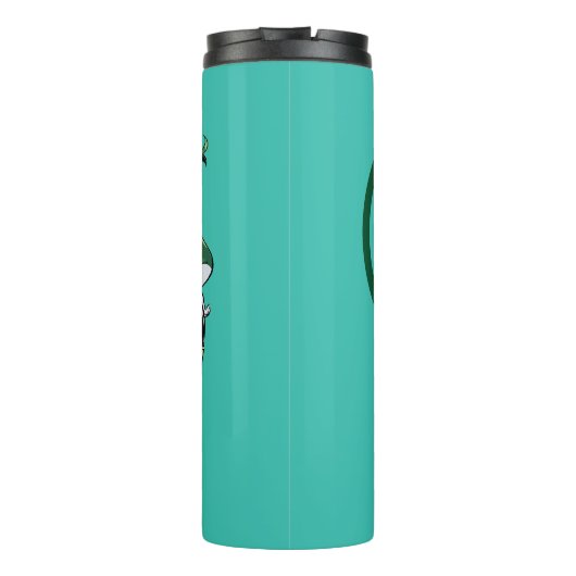 Chip und grüne Laterne Thermosbecher (Rückseite)