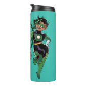 Chip und grüne Laterne Thermosbecher (Nach rechts gedreht)