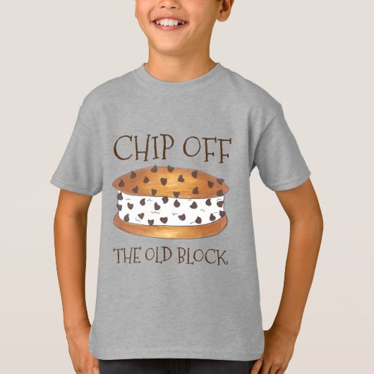 Chip vom alten Block Chipwich-Eiscreme Sandwich T-Shirt (Vorderseite)