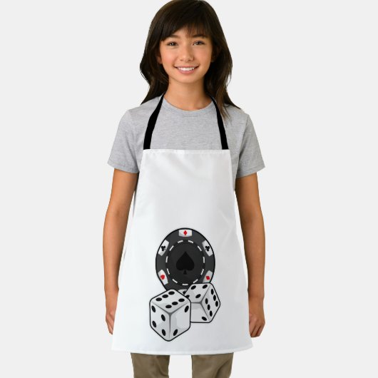 Chip & Würfel für Poker Schürze (Insitu)