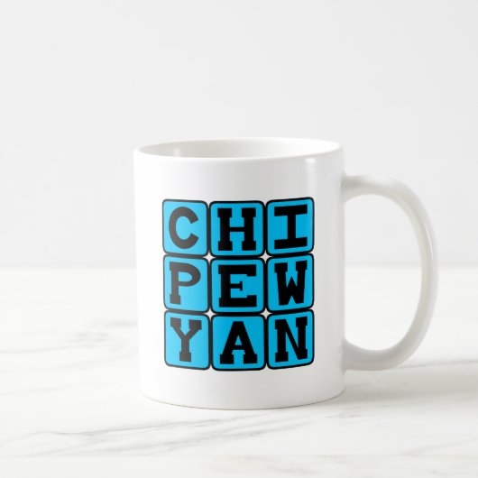Chipewyan, Sprache Nordwestkanadas Kaffeetasse (Rechts)