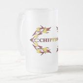 ChipFroce Bierglas Mattglas Bierglas (Vorderseite Links)