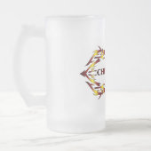 ChipFroce Bierglas Mattglas Bierglas (Links)