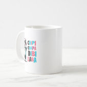 Chipi Chapa Dibi Daba Cat Dancing Cartoon Kaffeetasse (Vorderseite Links)