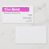 Chipkarte Visitenkarte (Vorne/Hinten)