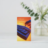 Chipkarte Visitenkarte (Stehend Vorderseite)