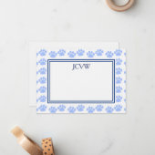 Chipkarten-Merkkarte Mitteilungskarte (Vorderseite/Rückseite Beispiel)