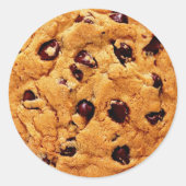 Chipkekskleber Runder Aufkleber (Vorderseite)