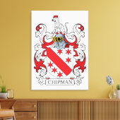 Chipman Familienwappen Leinwanddruck (Insitu (Wohnzimmer))