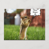 Chipmun Praying Plese Vergib mir Postkarte (Vorderseite)