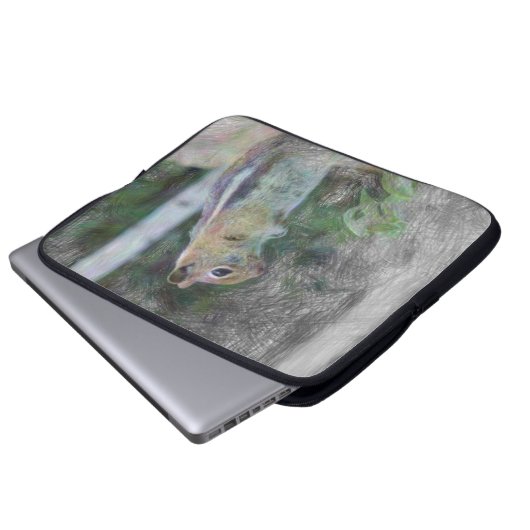 Chipmunk 1 laptopschutzhülle (Vorne Knopf)
