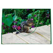 Chipmunk 224 Große Geschenktasche Geschenktüte (Vorderseite)