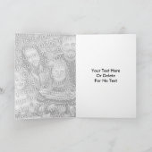 Chipmunk Animal Fantasy Art Nature Foto Card Karte (Innenseite)