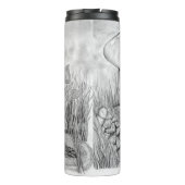 Chipmunk auf einem Thermal Tumbler Thermosbecher (Rückseite)