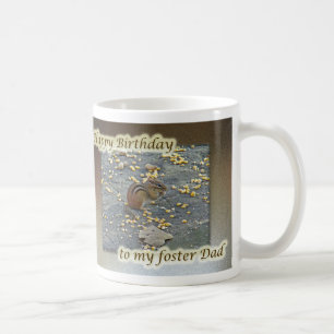 Chipmunk auf Rock Birthday Foster Vater Kaffeetasse