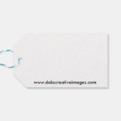 Chipmunk auf Stein Geschenkanhänger (Rückseite Horizontal)