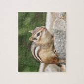 Chipmunk auf Stein Puzzle (Vertikal)