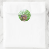 Chipmunk-Aufkleber Runder Aufkleber (Tasche)