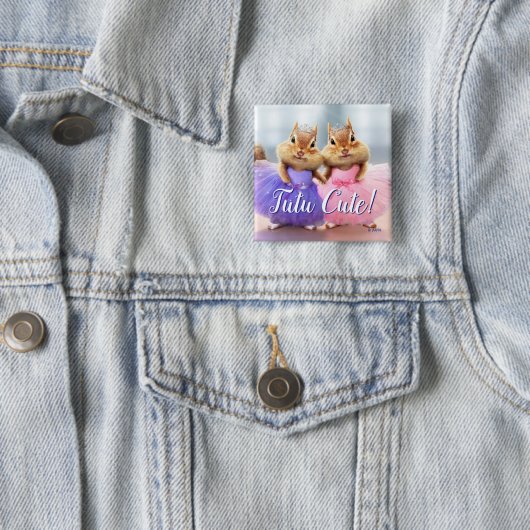 Chipmunk Ballerina Duo Button (Beispiel)