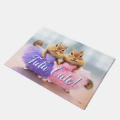 Chipmunk Ballerina Duo Fußmatte (Schrägansicht)