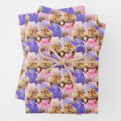 Chipmunk Ballerina Duo Geschenkpapier Set (Beispiel)