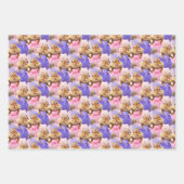 Chipmunk Ballerina Duo Geschenkpapier Set (Vorderseite)