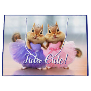 Chipmunk Ballerina Duo Große Geschenktüte