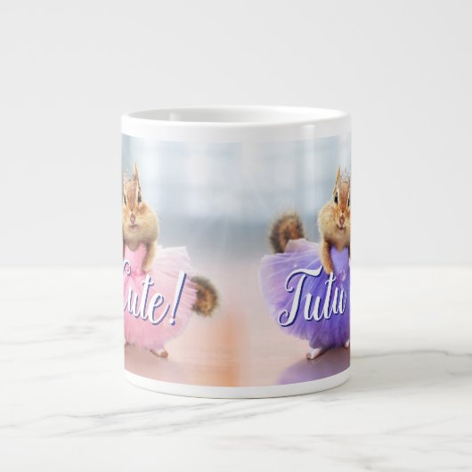 Chipmunk Ballerina Duo Jumbo-Tasse (Vorderseite)