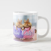 Chipmunk Ballerina Duo Jumbo-Tasse (Rechts)