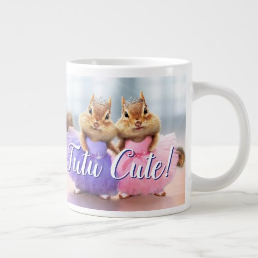Chipmunk Ballerina Duo Jumbo-Tasse (Rechts)