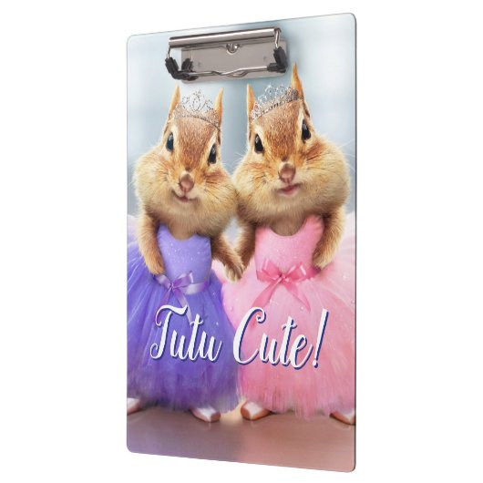 Chipmunk Ballerina Duo Klemmbrett (Links)
