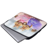 Chipmunk Ballerina Duo Laptopschutzhülle (Vorne Knopf)